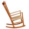 J16 Rocking Chair in Cherrywood by Hans J. Wegner, 1990s 2