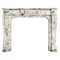 Antique French Louis XVI Style Fireplace Mantel in Arabescato Marble, 1860s, Image 1