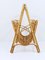 Rattan Bamboo Magazine Rack, France, 1950s 11