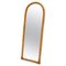 Arched Wall Mirror in Bamboo and Rattan, 1960s 1
