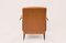Mid-Century Armchair in Walnut and Faux Leather, Italy, 1960s 4