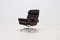 Fauteuil en Cuir et Palissandre par Martin Stoll pour Giroflex, 1960s 11