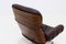 Leather and Rosewood Lounge Chair by Martin Stoll for Giroflex, 1960s 3