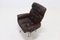 Fauteuil en Cuir et Palissandre par Martin Stoll pour Giroflex, 1960s 5