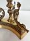 French Neoclassical Brass and Chrome Table Lamp with Dolphins, 1950s 7