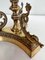 French Neoclassical Brass and Chrome Table Lamp with Dolphins, 1950s, Image 7