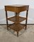 Small Louis-Philippe Oak Living Room Table 13
