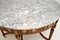 Tavolino da caffè vintage con ripiano in marmo, Francia, anni '30, Immagine 4