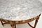 Vintage French Marble Top Coffee Table, 1930s 4