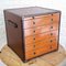 Vintage Campaign Style Chest of Drawers, 1980s 3