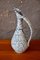 Pitcher Vase in Cracked Blue Ceramic, 1950s 4
