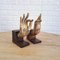 Buddha Hand Fragments Repurposed as Bookends, Thailand, Mid 19th Century, Set of 2 6