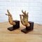Buddha Hand Fragments Repurposed as Bookends, Thailand, Mid 19th Century, Set of 2 5