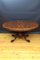 Victorian Burr Walnut Centre Dining Table, 1870s, Image 1