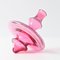 Cranberry Glass Toupie Vase by Christian Tortu, 1990s 5