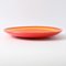 Large Italian Red and Yellow Plate from Baldelli, 1970s, Image 9