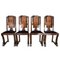 Art Deco Dining Chairs, Set of 4 1