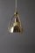 Mid-Century Brass Hanging Lamp from WKR Leuchten 1960s 11