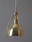 Mid-Century Brass Hanging Lamp from WKR Leuchten 1960s 4