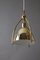 Lámpara colgante Mid-Century de latón de WKR Leuchten, años 60, Imagen 8