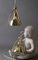 Lámpara colgante Mid-Century de latón de WKR Leuchten, años 60, Imagen 6
