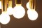 Lampada da soffitto Space Age Swirl in ottone di Cosack, Immagine 19