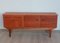 Teak Sideboard mit Ringgriffen, 1960er 1