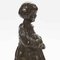 Renzo Zacchetti, Girl with Doll, 1920s, Bronze, Image 9