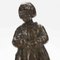 Renzo Zacchetti, Girl with Doll, 1920s, Bronze 11