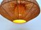 Teak and Sisal Cord Weave Hanging Lamp from Temde Leuchten, Germany, 1950s, Image 2
