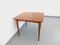 Vintage Scandinavian Square Dining Table in Teak with Extension, 1960s 17