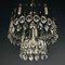 Mid-Century Classic Glass Chandelier by Gaetano Sciolari, Italy, 1970s 2