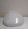 Vintage Ceiling Lamp with White Plastic Mounting and Plastic Screen, 1980s 2