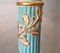 Turquoise and Gold Floor Lamp fom Chelini Firenze, 1980s, Image 9