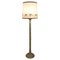 Turquoise and Gold Floor Lamp fom Chelini Firenze, 1980s 1