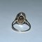 Vintage 20th Century White Gold Ring, 1890s 10