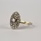 Vintage 20th Century White Gold Ring, 1890s 1