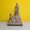 Kleine französische Statue von Notre Dame de Lourdes, 1900 1