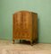 British Art Deco Burr Walnut Linen Cabinet, 1930s, Image 3