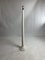 Mid-Century French Alabaster Floor Lamp with Bouclé Shade, 1950s 2