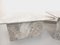 Tavolini da caffè vintage ad incastro in marmo, anni '80, set di 2, Immagine 11