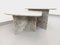 Tavolini da caffè vintage ad incastro in marmo, anni '80, set di 2, Immagine 1