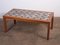 Danish Teak Coffee Table with Ceramic Tile Top, 1960s 1