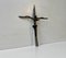 Brutalist Wall Crucifix in Iron and Brass, 1970s 1