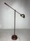 Lámpara de pie envuelta en cuero y cosido de Jacques Adnet, años 70, Imagen 6