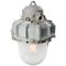 Vintage Industrial Gray Cast Aluminium and Clear Glass Pendant Light, Image 3