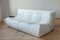 Togo 3-Seater Sofa in White Leather by Michel Ducaroy for Ligne Roset 7