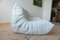 Togo 3-Seater Sofa in White Leather by Michel Ducaroy for Ligne Roset 2