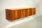 Italian Hanging Sideboard in Flamed Walnut, 1955, Image 1