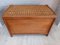 Vintage Bohemian Rattan Trunk Wicker Bamboo Ottoman, 1970s, Image 13